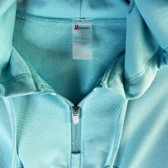 Women Top & Jogger Set Aqua Blue NWOT - Size S - Picture 6 of 13